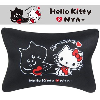 權世界 汽車用品 Hello Kitty x Nya系列 座椅頸靠墊 護頸枕 頭枕 午安枕 1入 PKYD001B-04