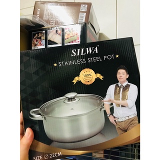 【SILWA西華】不鏽鋼湯鍋22cm 台灣現貨 曾國華代言 品質保證👍