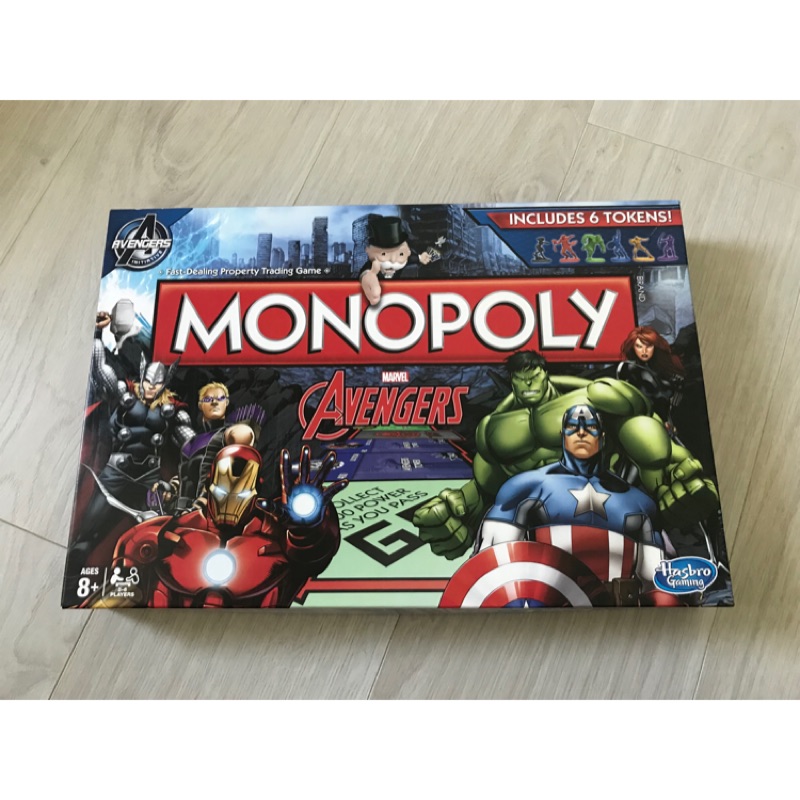 Monopoly Avengers 復仇者聯盟2 地產大亨(大富翁) 桌遊