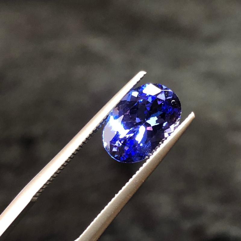 龍彩寶石【丹泉石裸石】2.59ct 色豔火彩強 天然丹泉石裸石 坦桑石 丹泉裸石 坦桑尼亞丹泉石