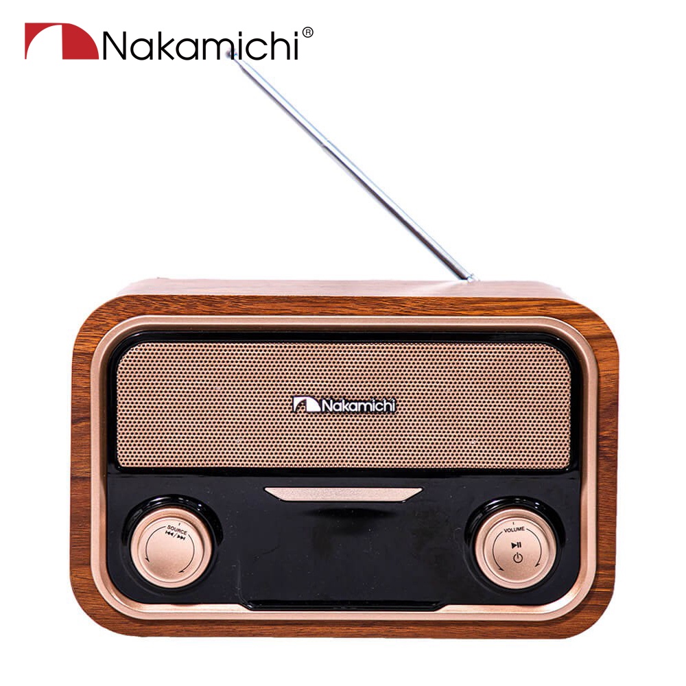 【Nakamichi】Soundbox Lite 復古木製藍牙喇叭