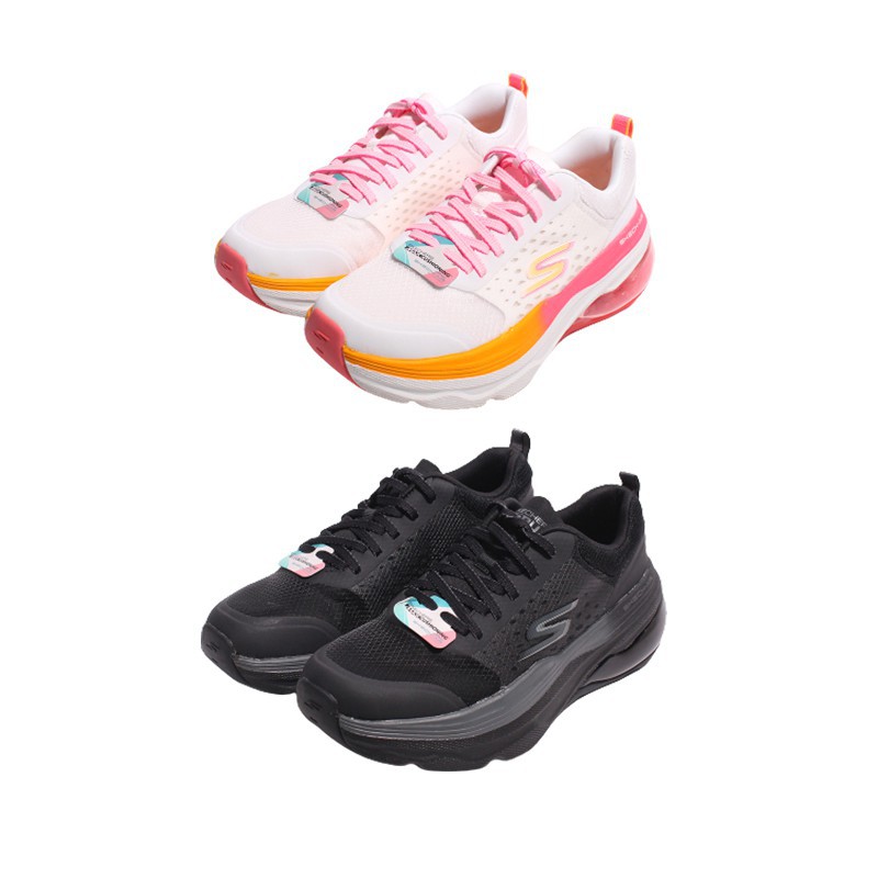 SKECHERS女GO RUN MAX CUSHIONING AIR慢跑鞋-128062BBK/WHP 廠商直送