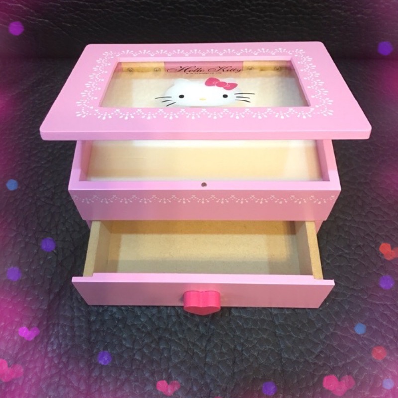 (全新品）💕💕甜蜜約定 Hello Kitty 飾品收納盒
