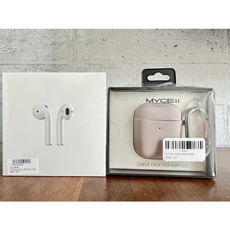 原廠全新-未拆封 Apple AirPods II無線藍牙耳機2019(白)#贈收納盒+行動裝置保險3個月