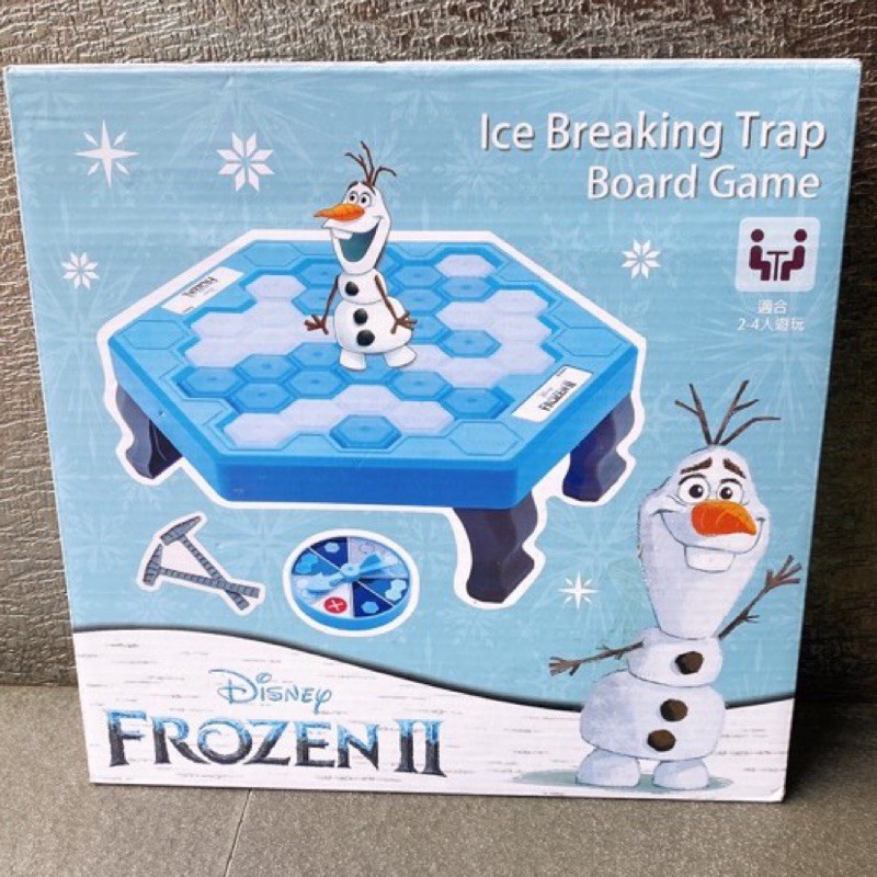 正版授權 冰雪奇緣2：敲冰塊桌遊組 雪寶