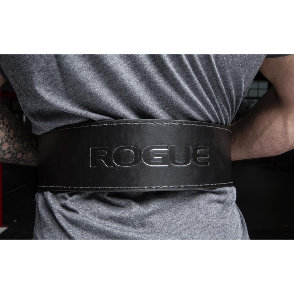 【線上體育】Rogue Black Leather 13mm - 4" 快扣舉重腰帶 ROGUEHDDLEVSD