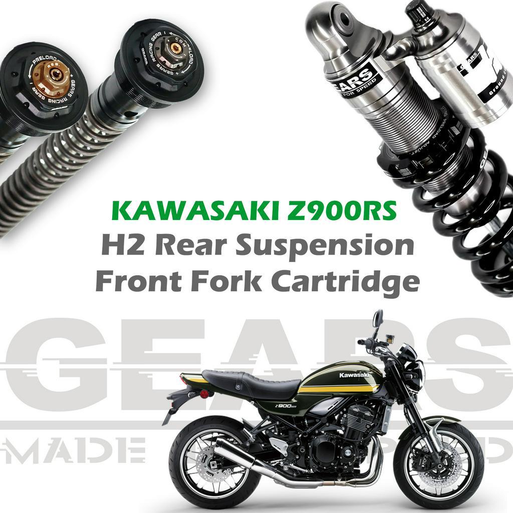 【GEARS集亞】KAWASAKI Z900 RS H2後避震器 前叉阻尼系統雙內管匣