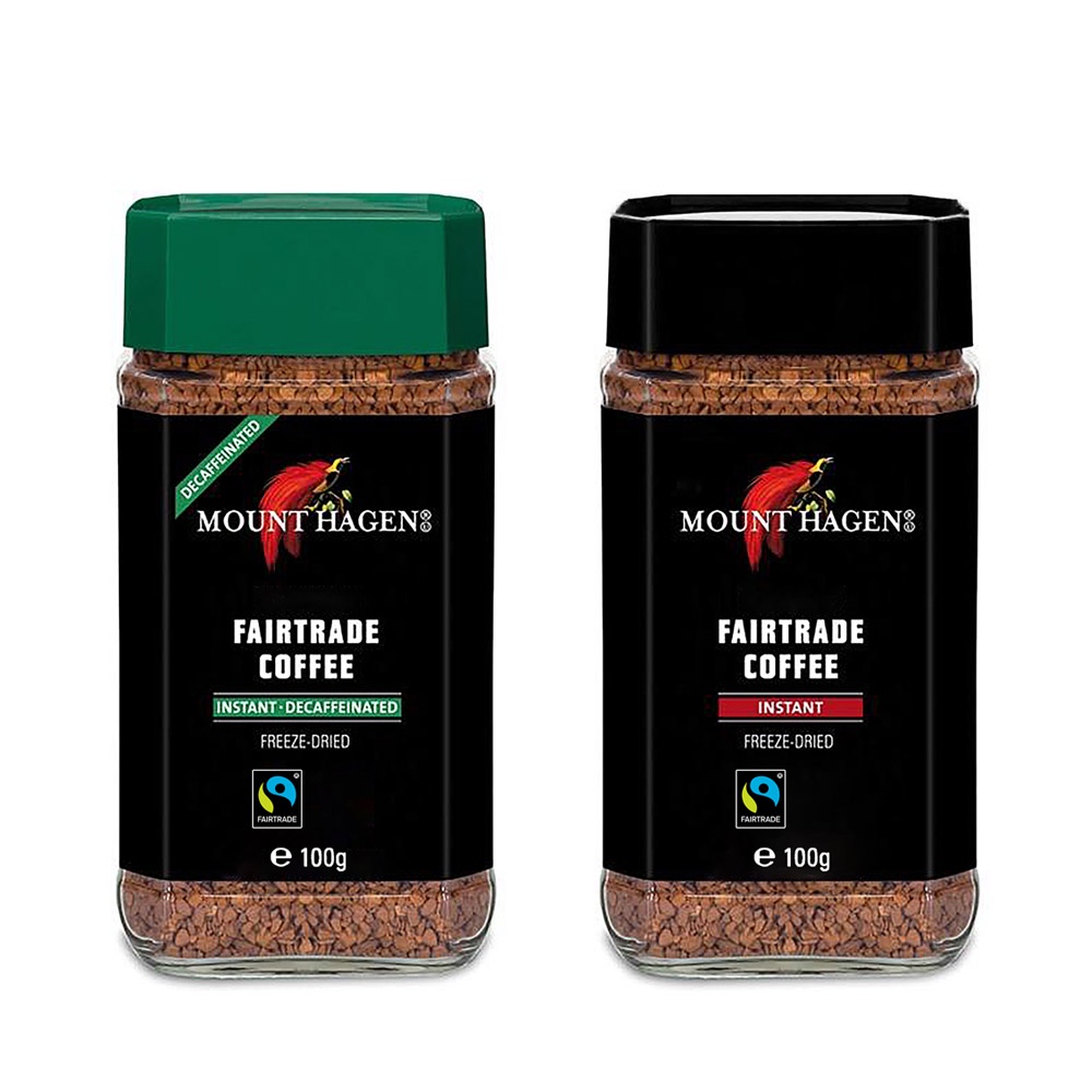 【Mount Hagen】公平貿易即溶咖啡粉(100g/罐)
