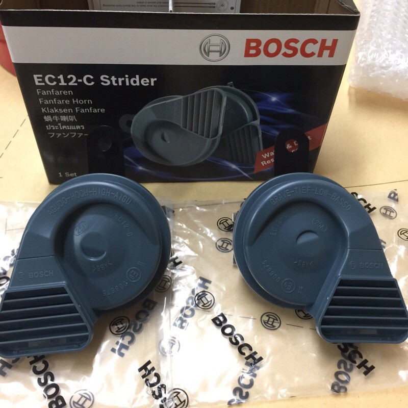 BOSCH EC12-C 高低蝸牛喇叭 汽車 機車 全新