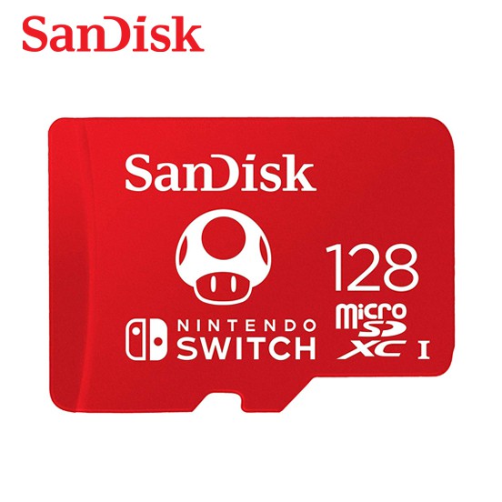 SanDisk 任天堂Switch專用記憶卡 128G microSDXC UHS-I 台灣保固公司貨