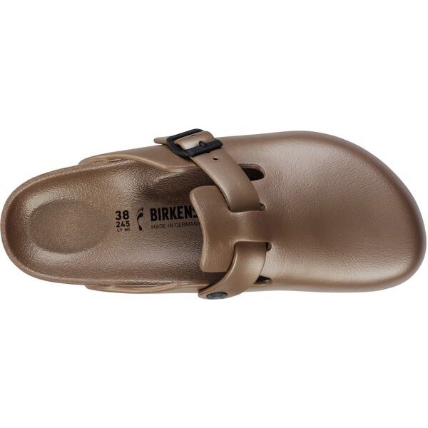 德國勃肯Birkenstock正品 Eva 防水半包托鞋 古銅色 PVC 防水 雨鞋 雨天