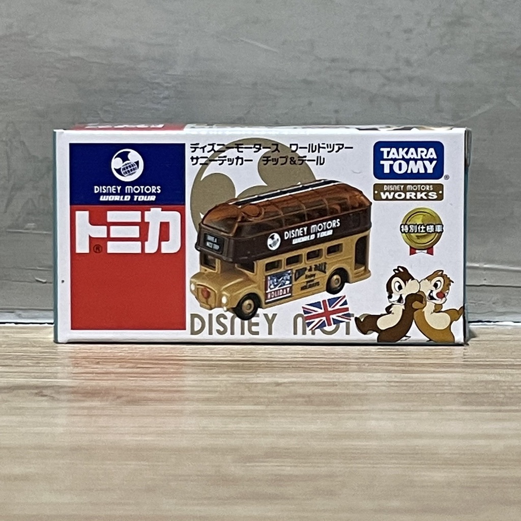(bear)正版現貨 日本帶回 TOMICA 多美 環遊世界 迪士尼 環遊世界 雙層巴士 奇奇蒂蒂 巴士 奇奇 蒂蒂