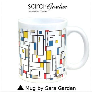 客製化 手作 馬克杯 陶瓷杯 時尚 撞色 普普風 Sara Garden