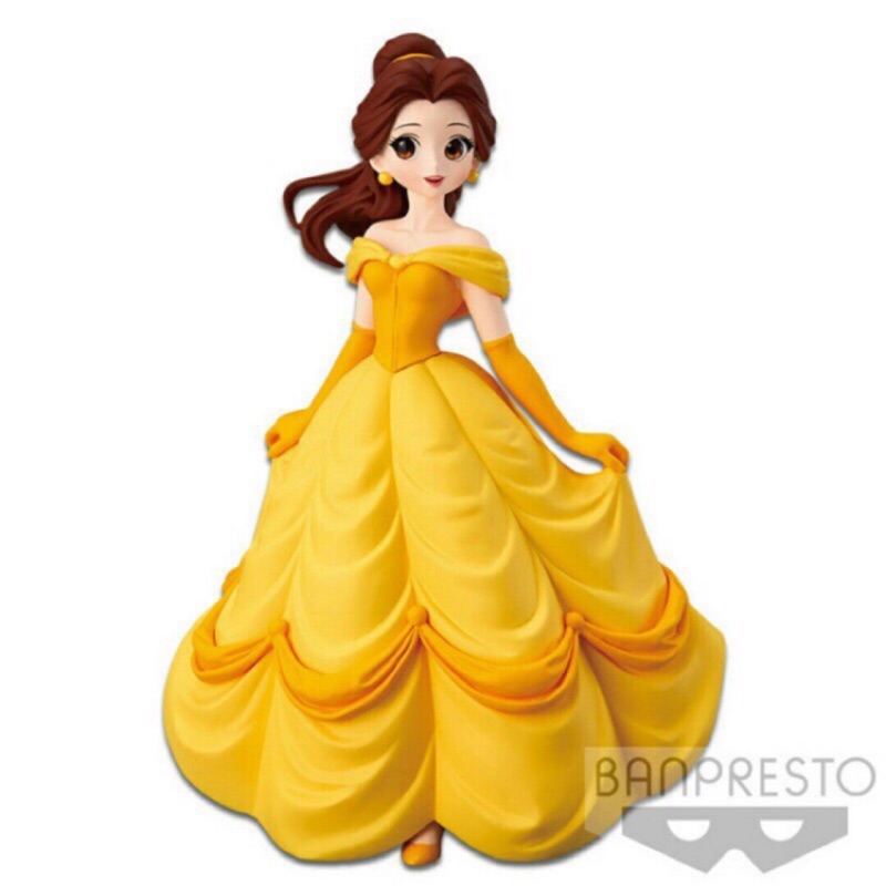 日本景品～Crystalux 景品 第三彈 迪士尼 貝兒 Belle 美女與野獸 站姿 高16CM