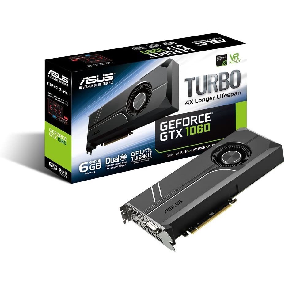 ASUS Turbo GeForce® GTX 1060 6GB GDDR5