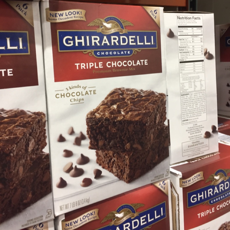 GHIRARDELLI巧克力布朗尼預拌粉3.4公斤 懶人蛋糕 布朗尼粉 蛋糕粉