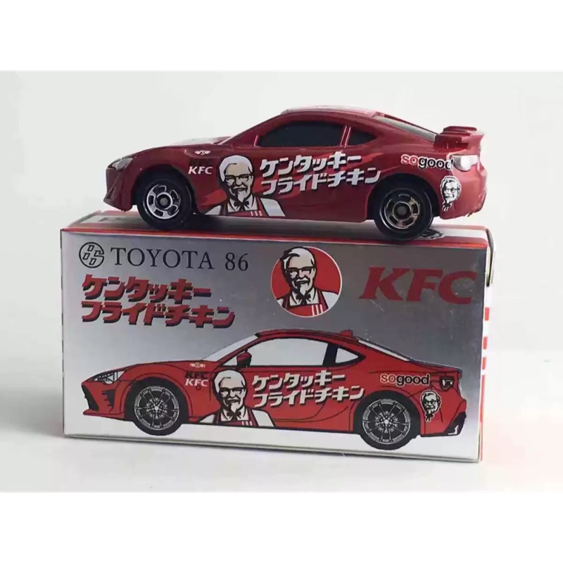 Tomy Tomica TCD Toyota 86 KFC肯德基特別式樣 二改 二次 特別