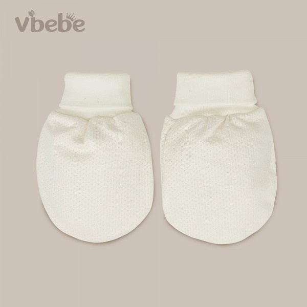 Vibebe 無染棉透氣網布束口手套(VAA02400C) 59元