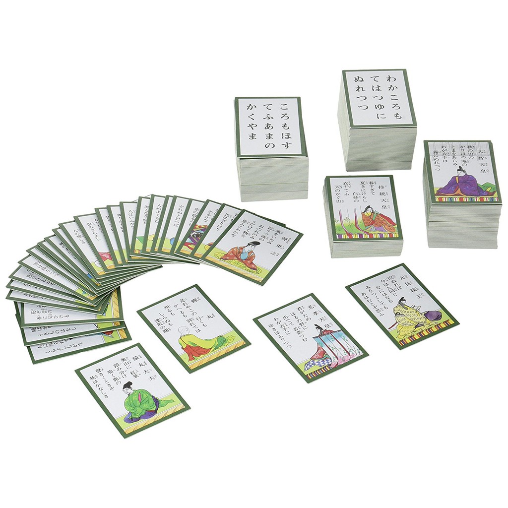 日本任天堂百人一首舞扇傳統紙牌遊戲和歌 馬克叔叔 蝦皮購物