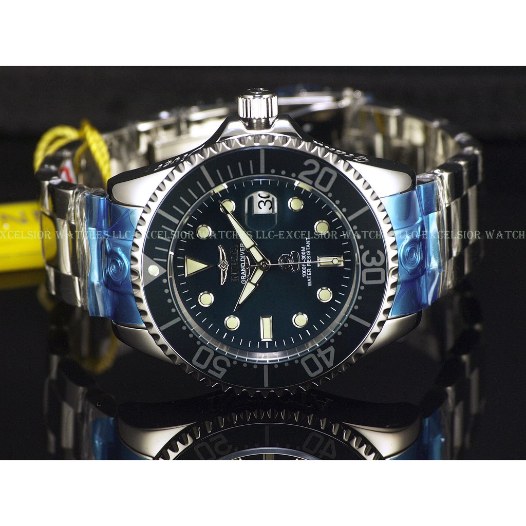 台灣一年保固英威塔Invicta 18160 Pro Diver 潛水機械錶日本NH35A機芯手錶男錶防水計時碼錶男士錶