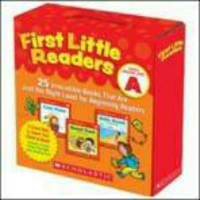 小小閱讀文庫Level A,B,C --個別是 25書+1CD  First Little Readers 繪本 現貨