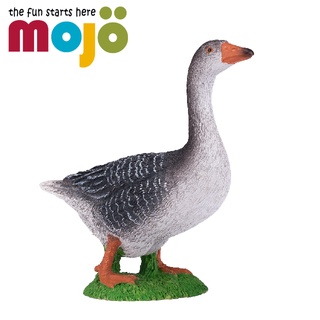mojo fun動物模型-鵝(灰)