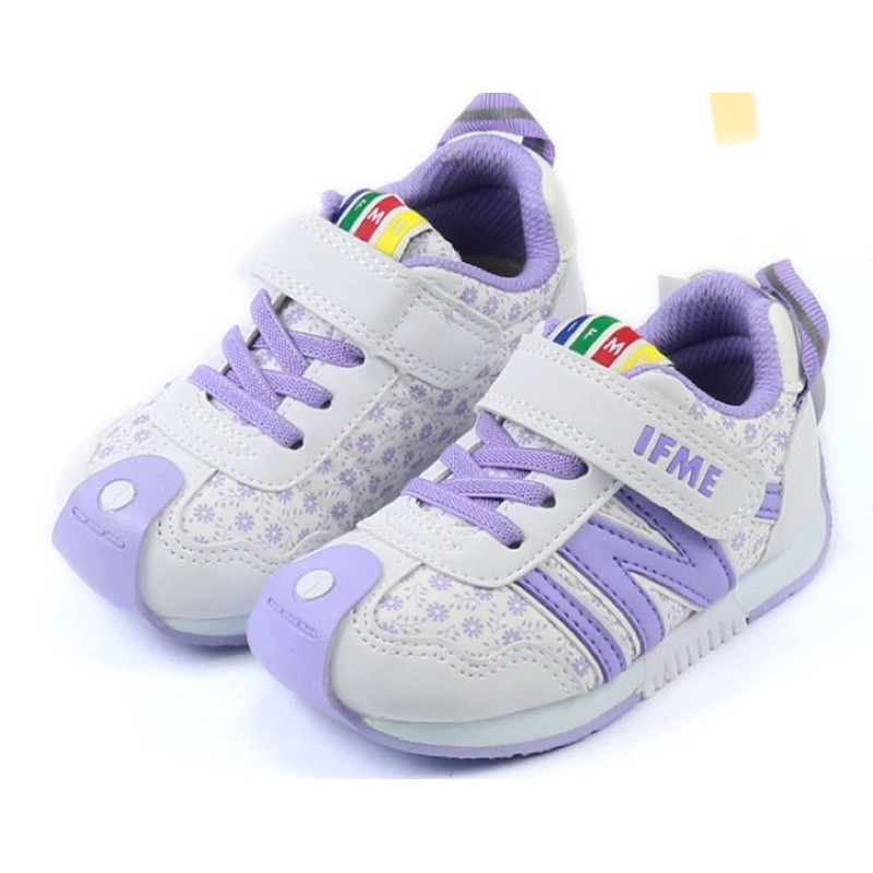 日本IFME 緹花紫 兒童機能運動鞋