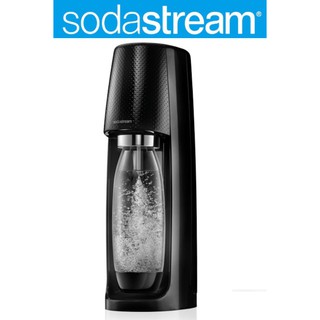 英國Sodastream-時尚風自動扣瓶氣泡水機Spirit (黑) 公司貨 附發票