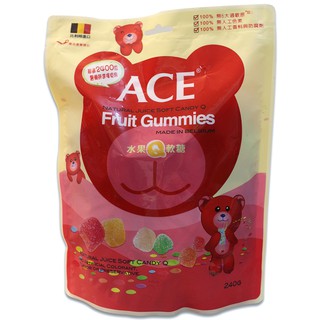 ACE水果Q軟糖量販包240g/包 2024/07公司貨