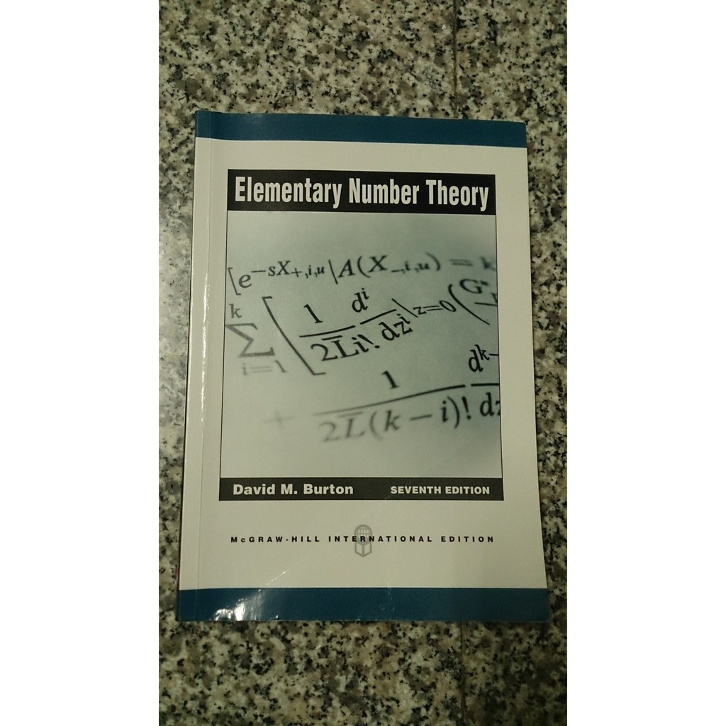 Elementary Number Theory 7th edition | 蝦皮購物