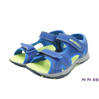 <<POPO波波童鞋>> MERRELL 兒童涼鞋 涼鞋 水陸兩棲 防水涼鞋 速乾網布 運動涼鞋 (J6388)