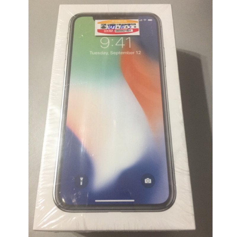 《全新未拆封》iPhone X 64GB 銀色（原價35900）