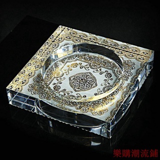 【樂購】水晶煙灰缸家用客廳大號創意個性潮流精品高檔歐式