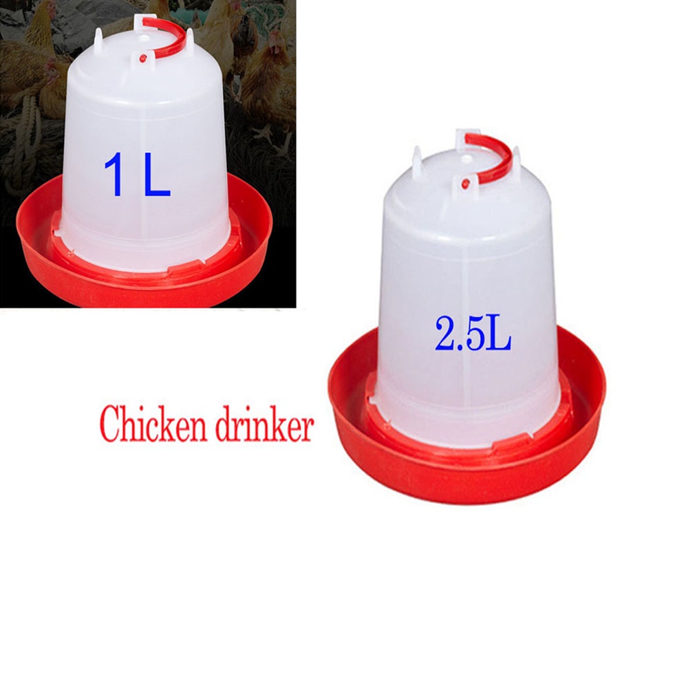 1L/2.5L 雞飲水器農場動物飲水器家禽自動餵食用品
