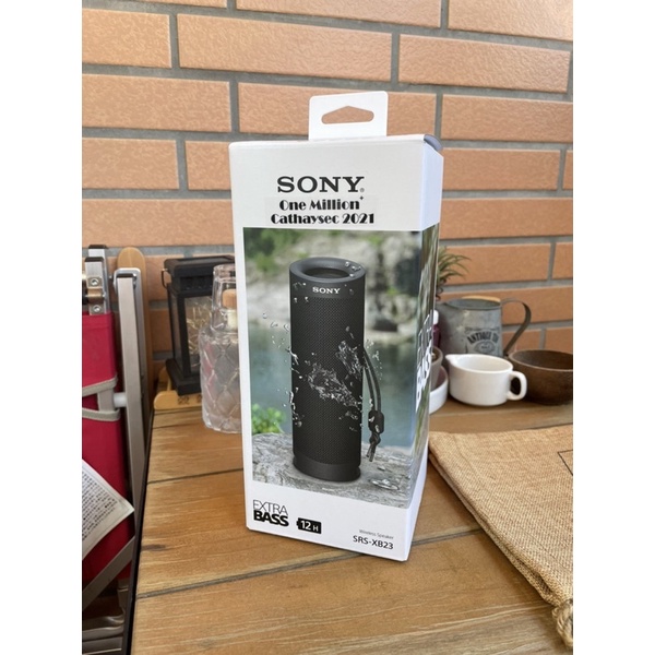 SONY SRS-XB23 可攜式重低音無線藍牙喇叭（全新）