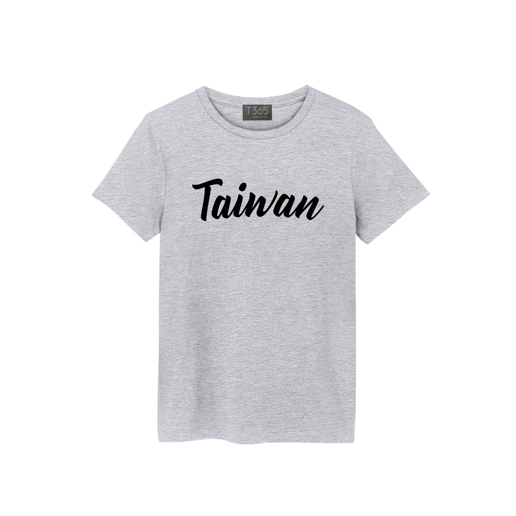 T365 TAIWAN 台灣 臺灣 愛台灣 國家 字型 麥克筆 草寫 英文 黑白 T恤 男女皆可穿 下單備註尺寸 短T