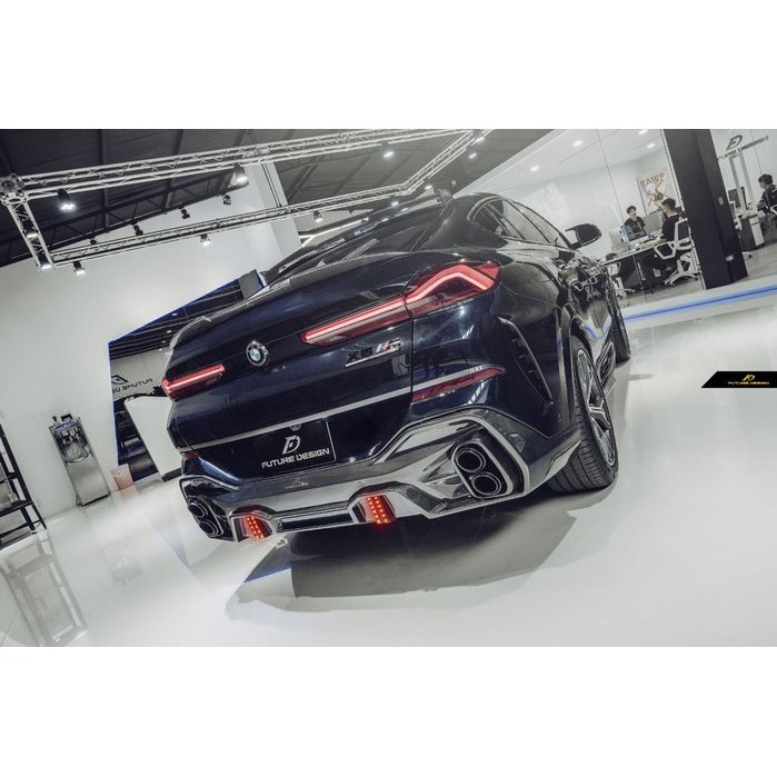 【Future_Design】BMW G06 X6 FD 品牌 GT 碳纖維 卡夢 後中包 後下巴