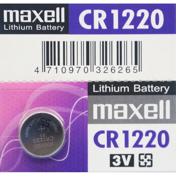 maxell CR1220 鈕扣型鋰電池 3V /一顆入 水銀電池 手錶電池 -傑梭