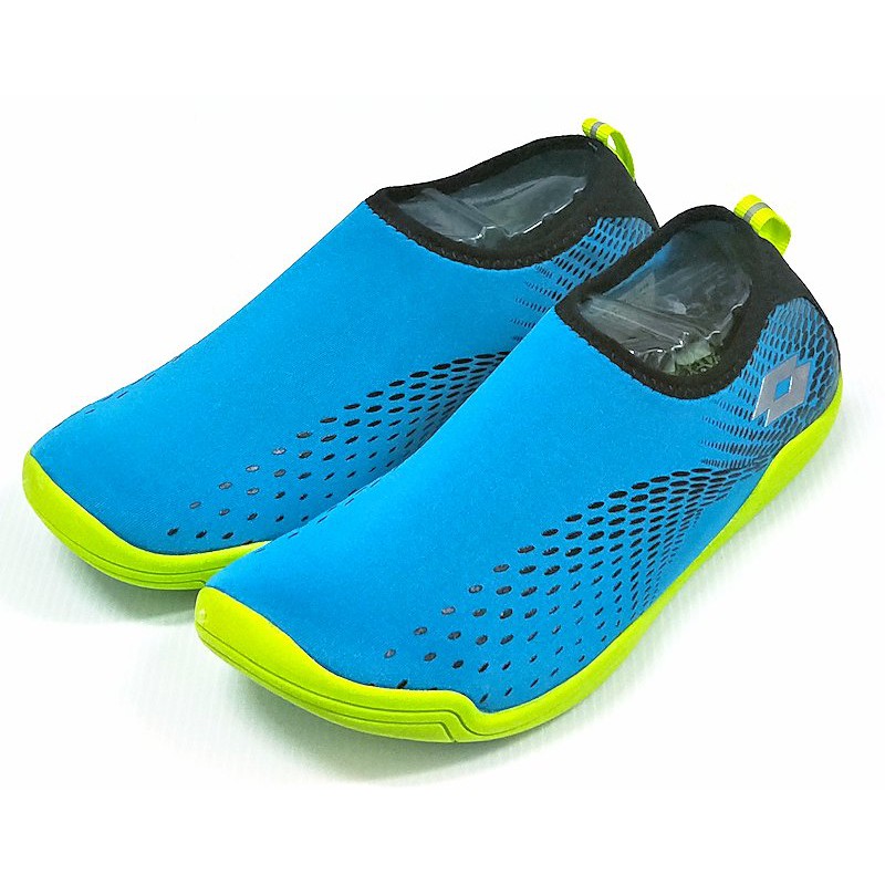 LOTTO AQUwear 多用途機能水鞋 浮潛 騎車 健身 藍綠LT9AMS0395 出清