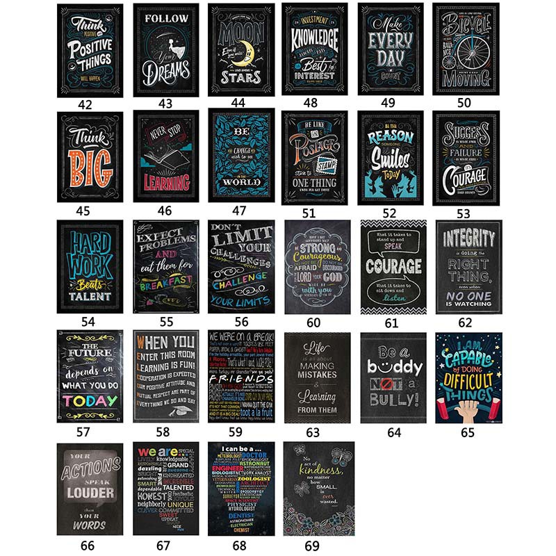 勵志教室牆上的海報給學生的勵志名言置物架 蝦皮購物