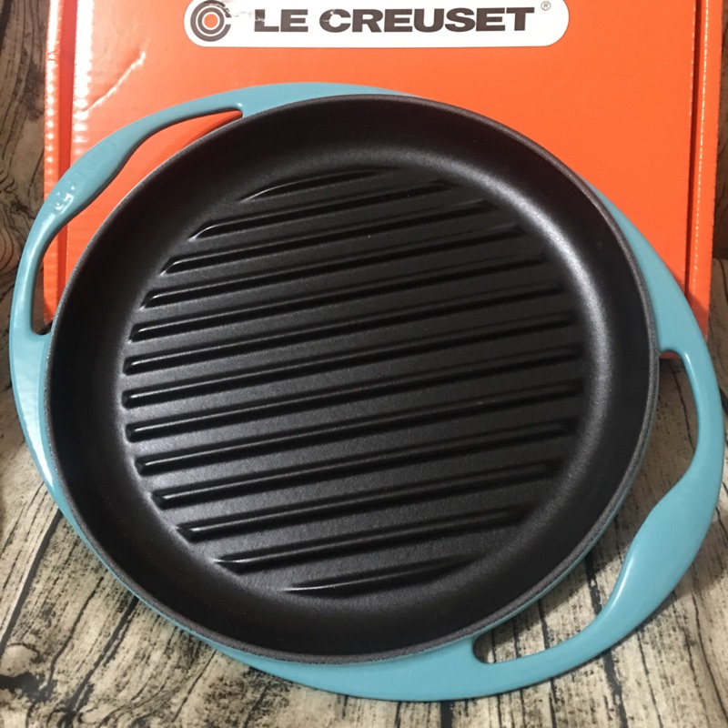 Le Creuset 25cm雙耳烤盤（加勒比海藍）