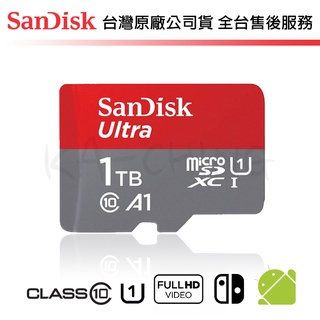 【台灣保固】Sandisk ULTRA A1 1TB microSDXC UHS-I U1 記憶卡 SWITCH 適用