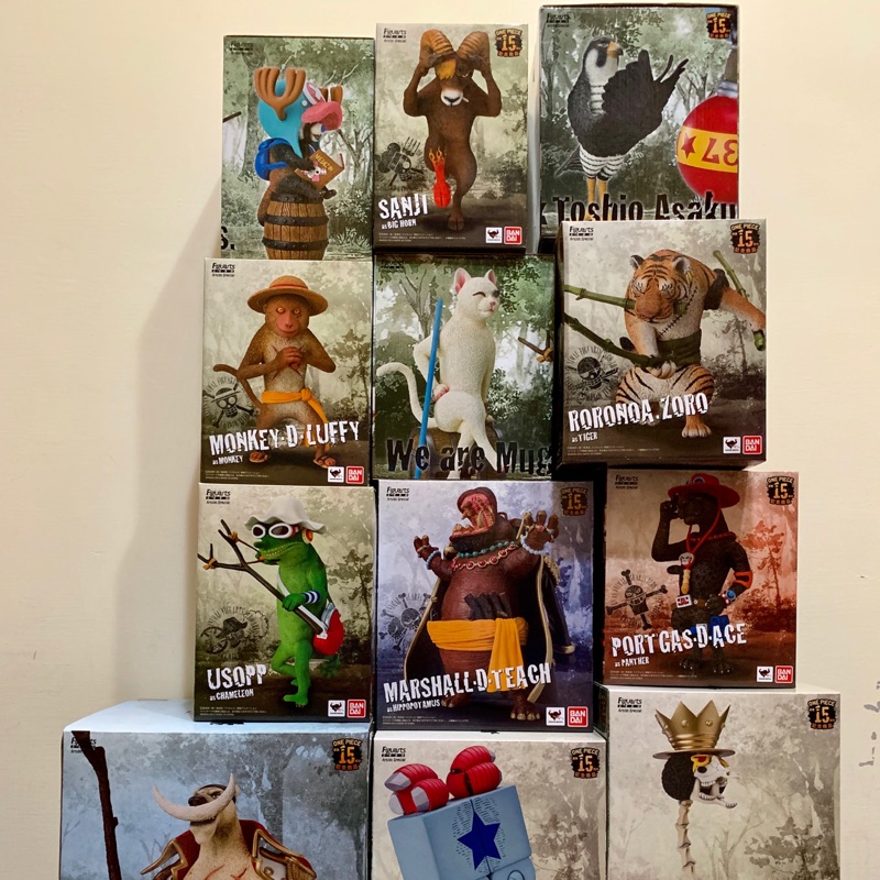 代售 魂商店購買 正版珍藏 海賊王航海王公仔 動物版12 隻 稀有物 蝦皮購物