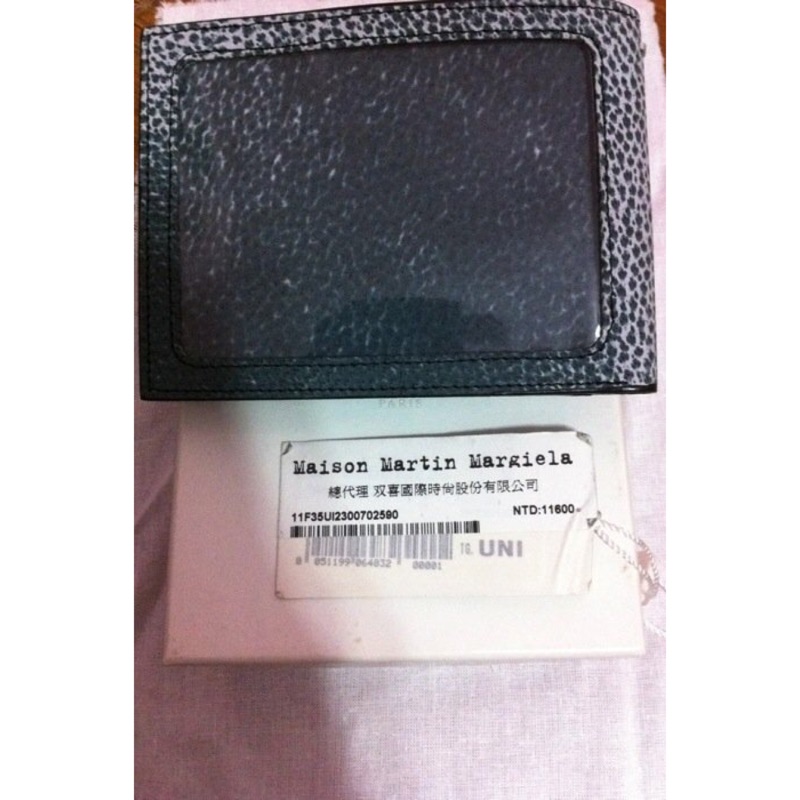 正品Maison Martin Margiela MMM 男用短夾皮夾皮包 mm6