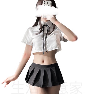 【實體店面現貨 附發票】日系制服 學生服套裝 OL 性感 白襯衫 角色扮演 誘惑 短裙 1177