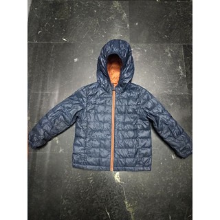 二手 Uniqlo 深藍色 連帽 羽絨衣