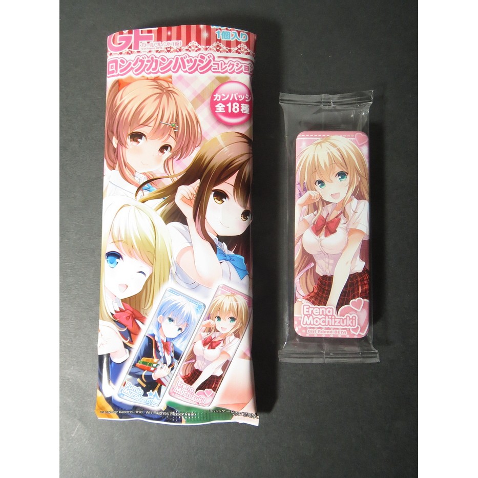 Tp小屋 現貨 女友伴身邊臨時女友girl Friend Gf 長型胸章徽章望月惠麗奈日版全新 蝦皮購物