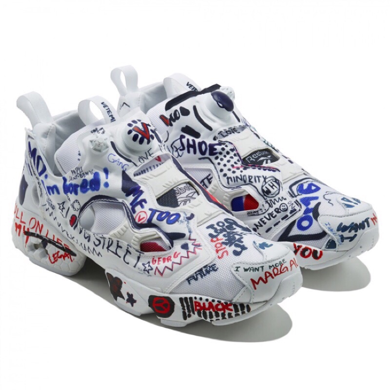 reebok instapump graffiti