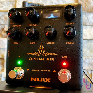 『優惠免運費』贈變壓器/導線 Nux Optima Air Preamp DI 效果器 電吉他 木吉他 都可用