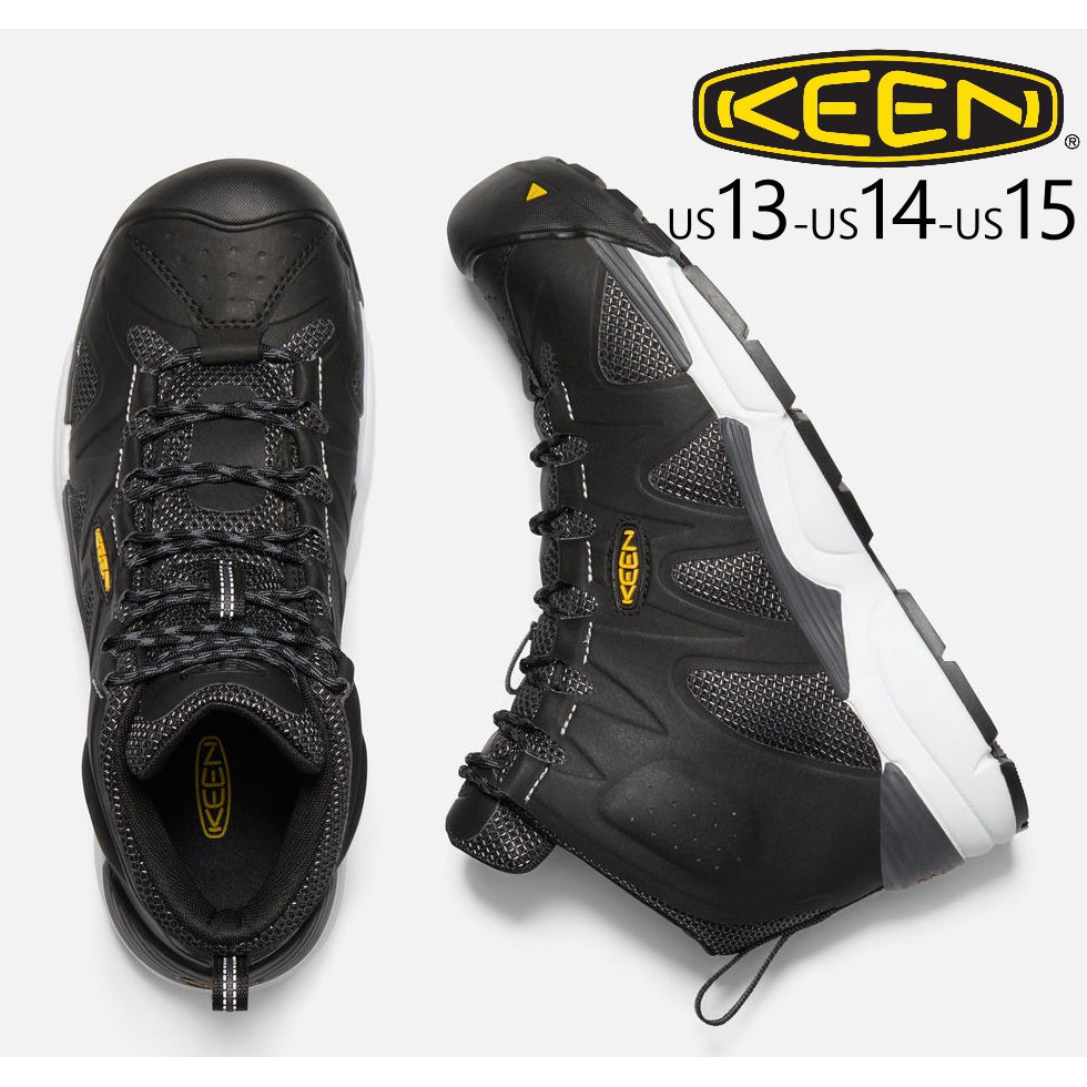 E556 US13- US14-US15 ~ KEEN 鋼頭防撞安全工作鞋 / 登山鞋 (大腳,大尺